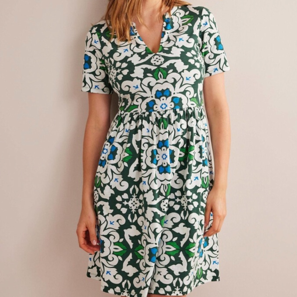 Boden Floral Patterned Dress